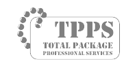 The initials TPPS above the text 'Total Package Professional Services.'